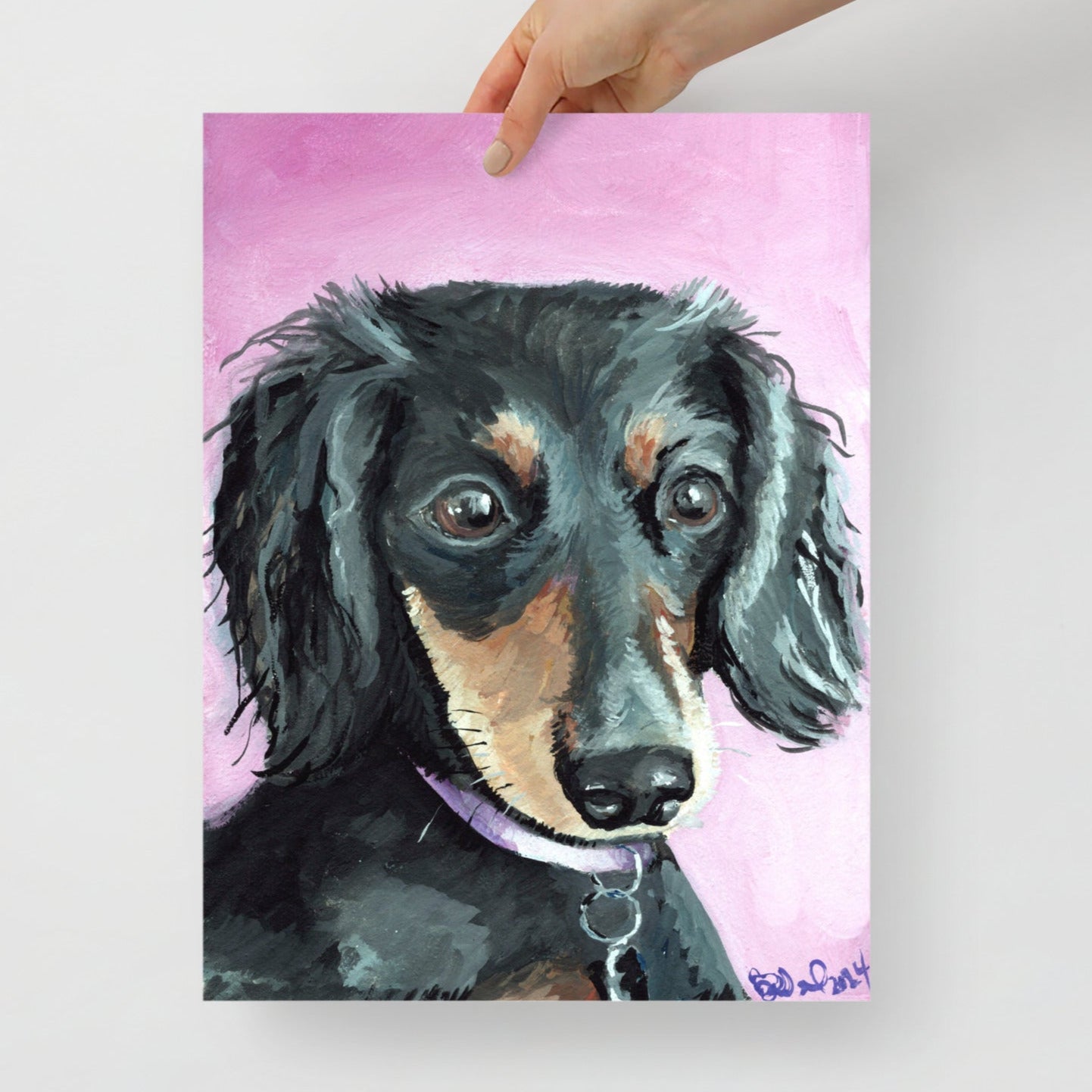 Dachshund Love (print) image 0